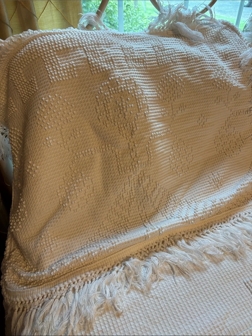 Bates George Washington Choice Chenille Bedspread with Pillow Shams Full/Queen